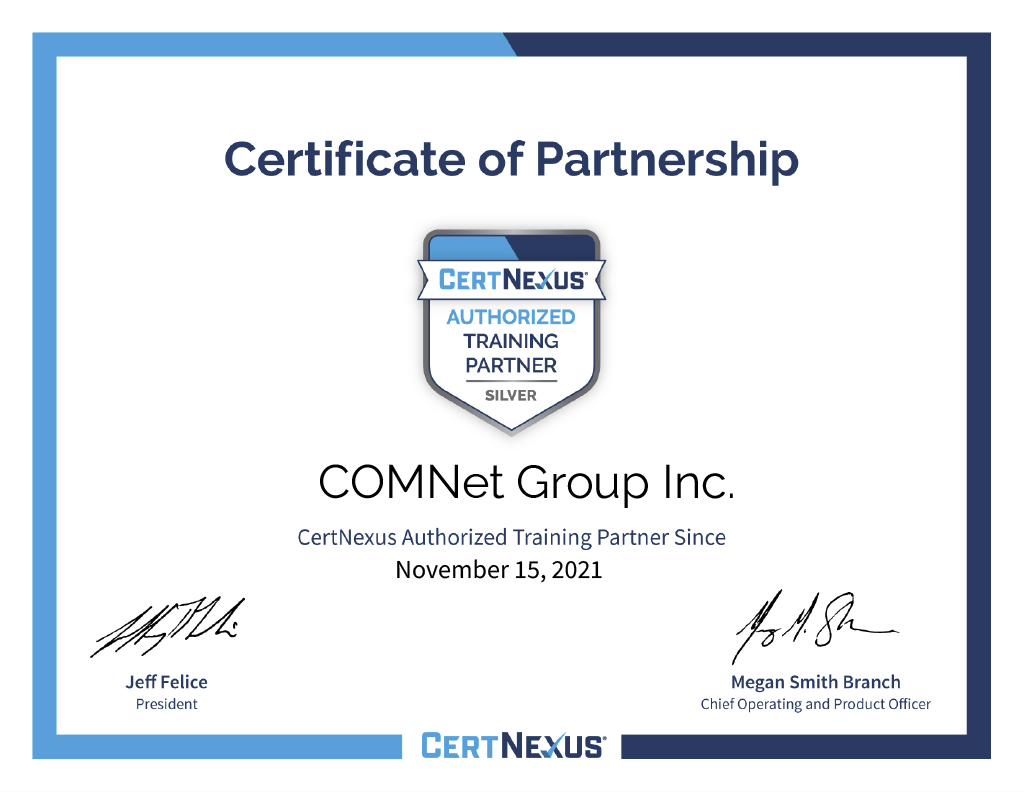 CertNexus Certificate